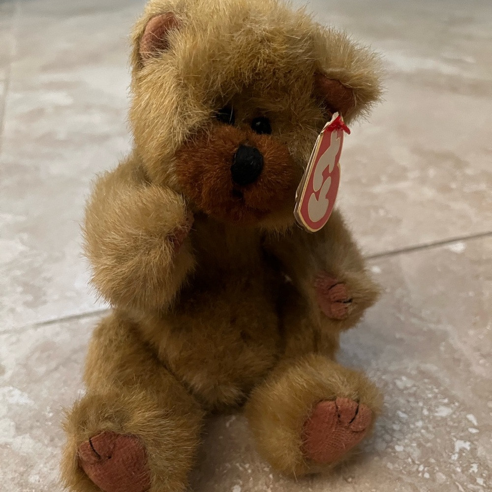 🐻 TY Attic Treasures Collection “Cody” Brown Teddy Bear